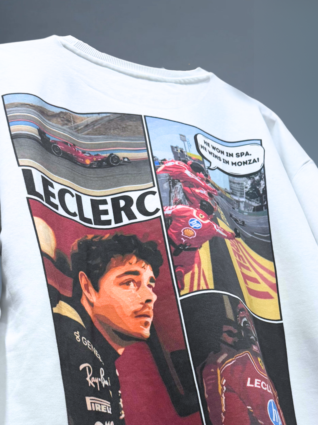 CHARLES LECLERC OVERSIZED T-SHIRT