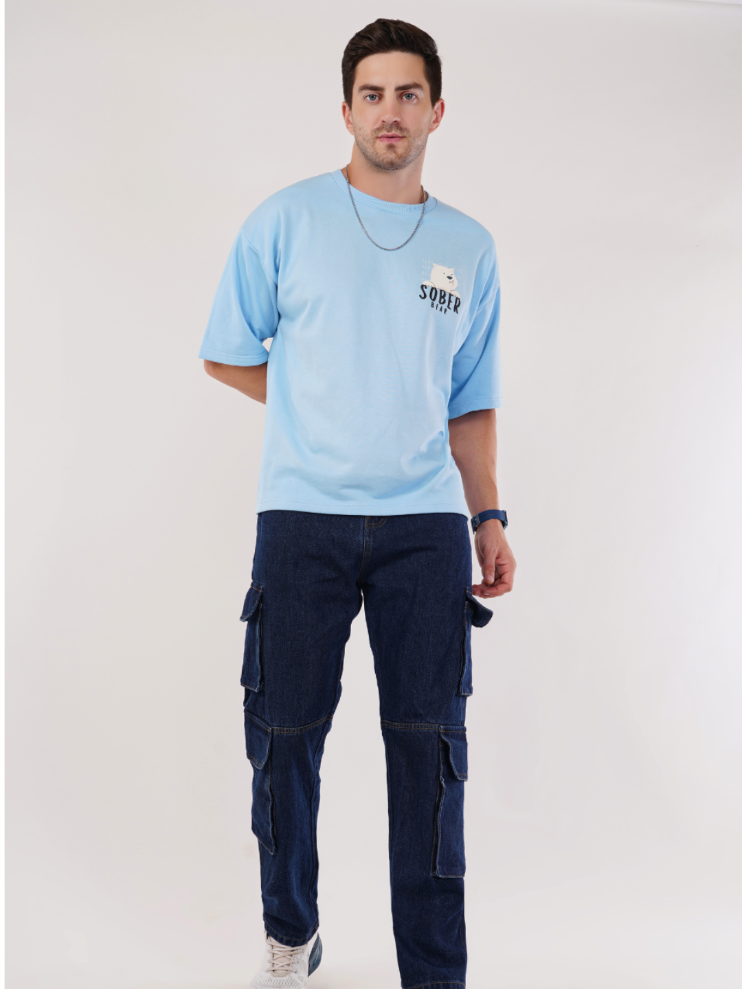 SOBER BEAR OVERSIZED T-SHIRT