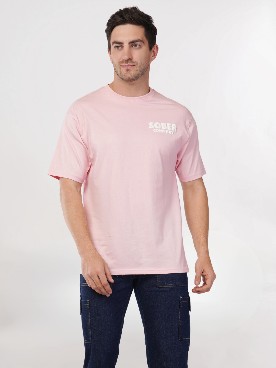 BABY PINK OVERSIZED T-SHIRT