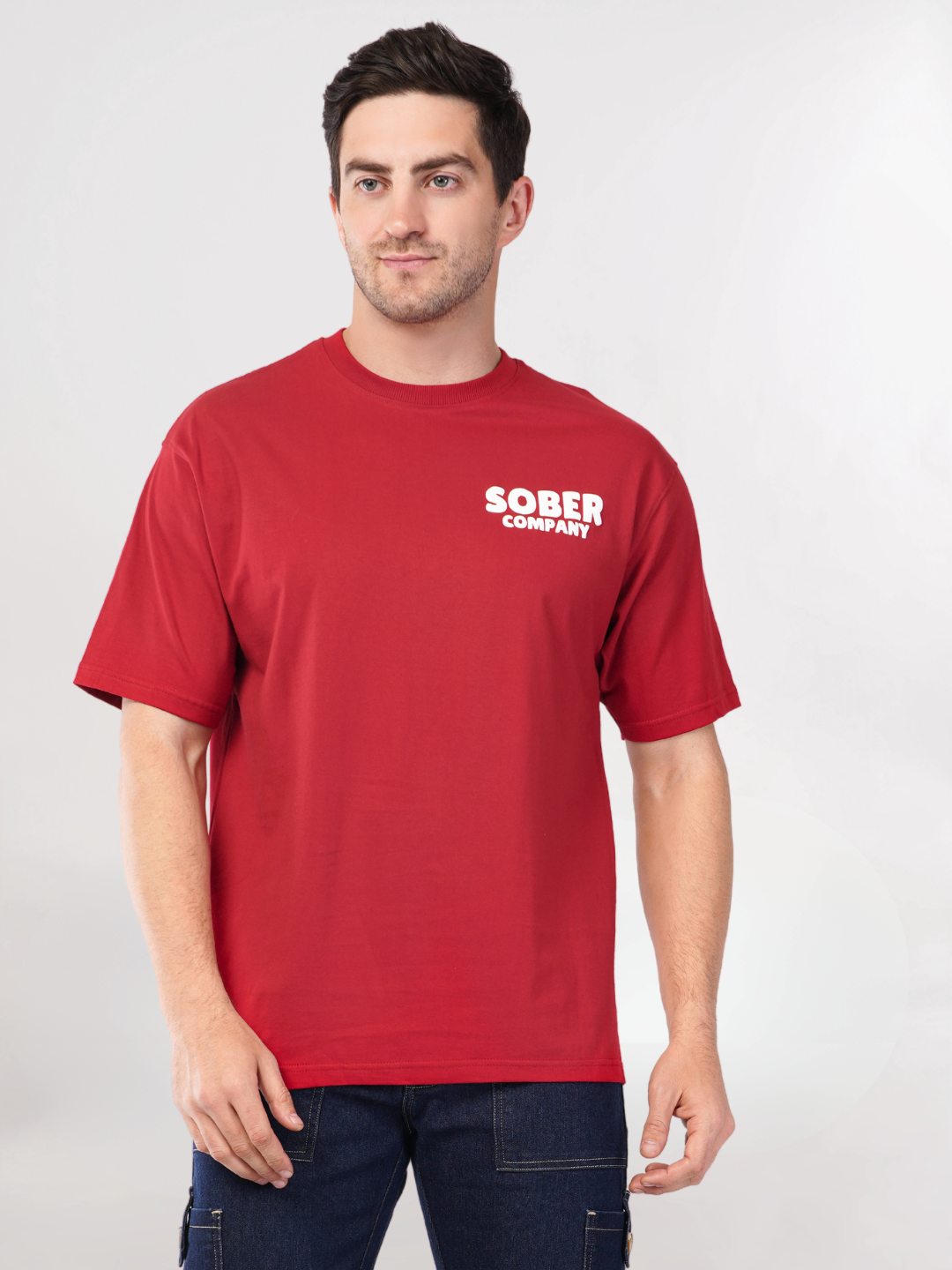 CLASSIC RED OVERSIZED T-SHIRT