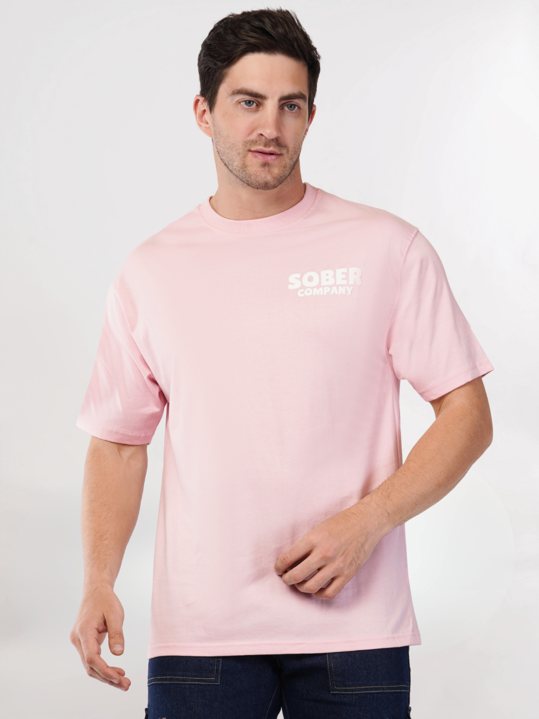 BABY PINK OVERSIZED T-SHIRT