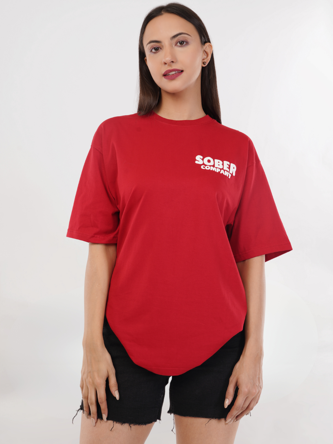 CLASSIC RED OVERSIZED T-SHIRT
