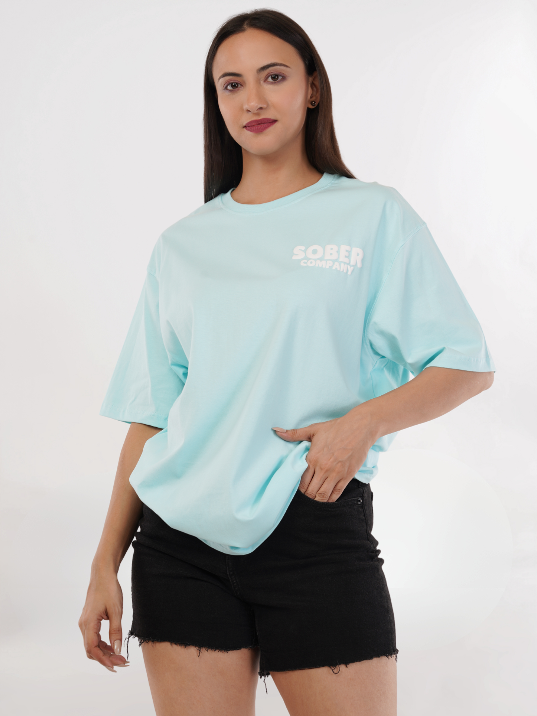 FROSTY MINT OVERSIZED T-SHIRT