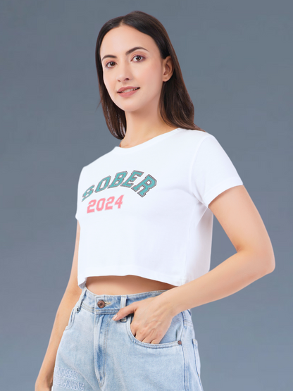 SOBER 2024 BABY TEE