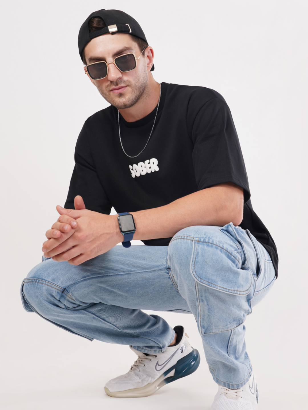 NEVER SOBER UP OVERSIZED T-SHIRT