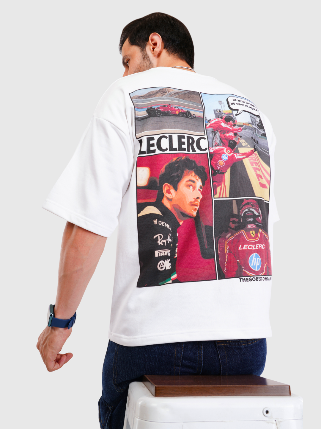 CHARLES LECLERC OVERSIZED T-SHIRT
