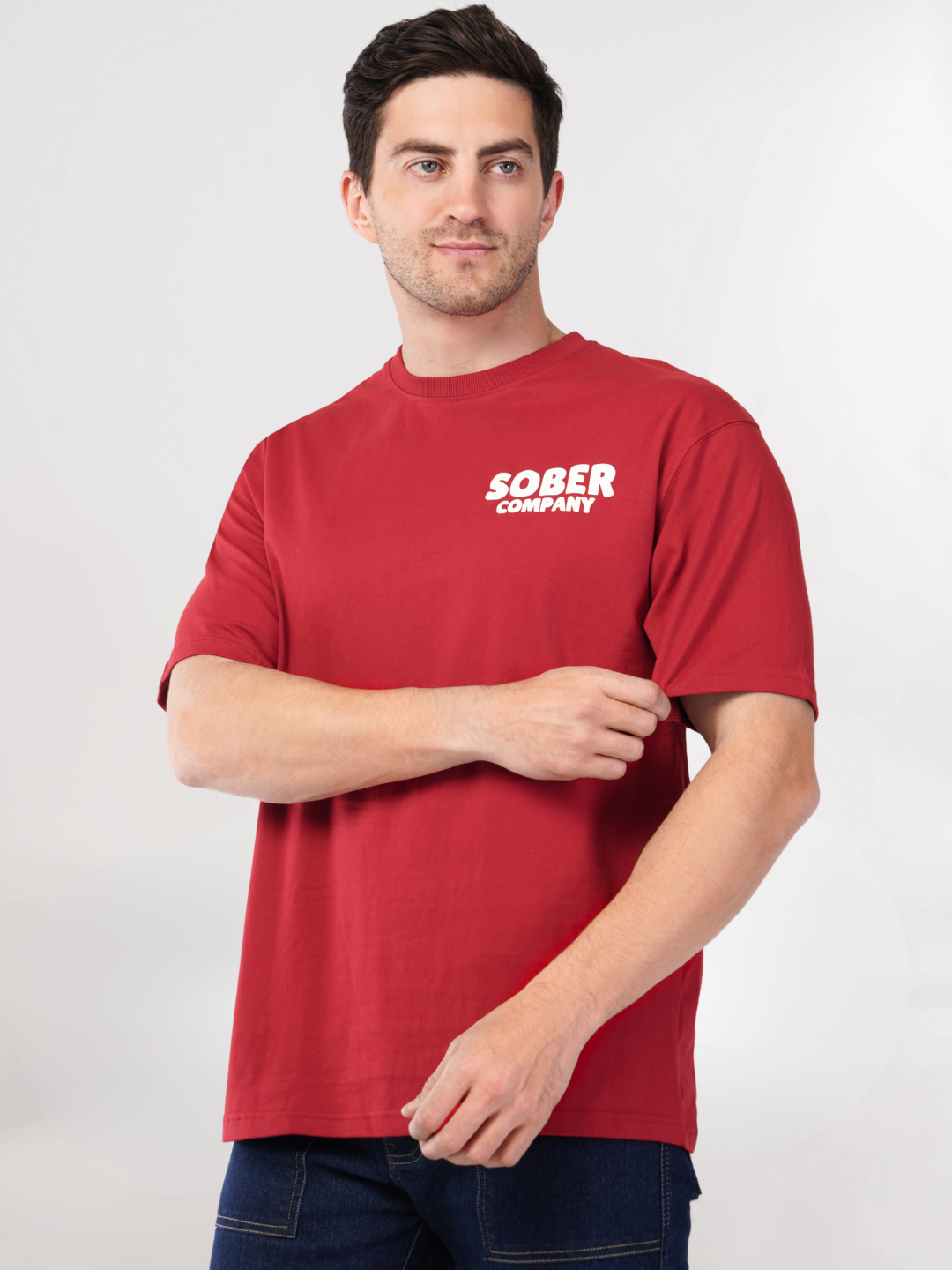 CLASSIC RED OVERSIZED T-SHIRT