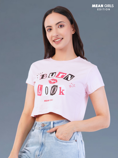 BURN BOOK BABY TEE