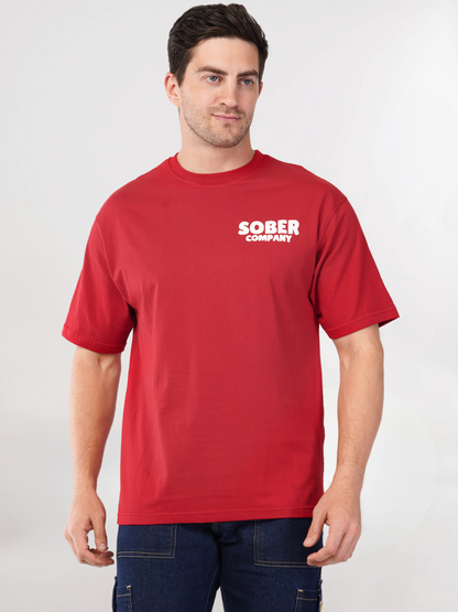 CLASSIC RED OVERSIZED T-SHIRT