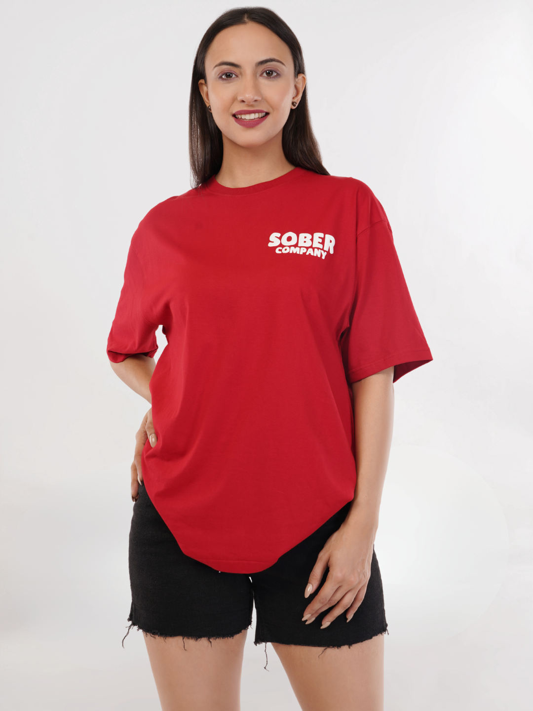 CLASSIC RED OVERSIZED T-SHIRT