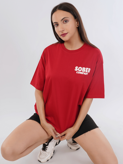 CLASSIC RED OVERSIZED T-SHIRT